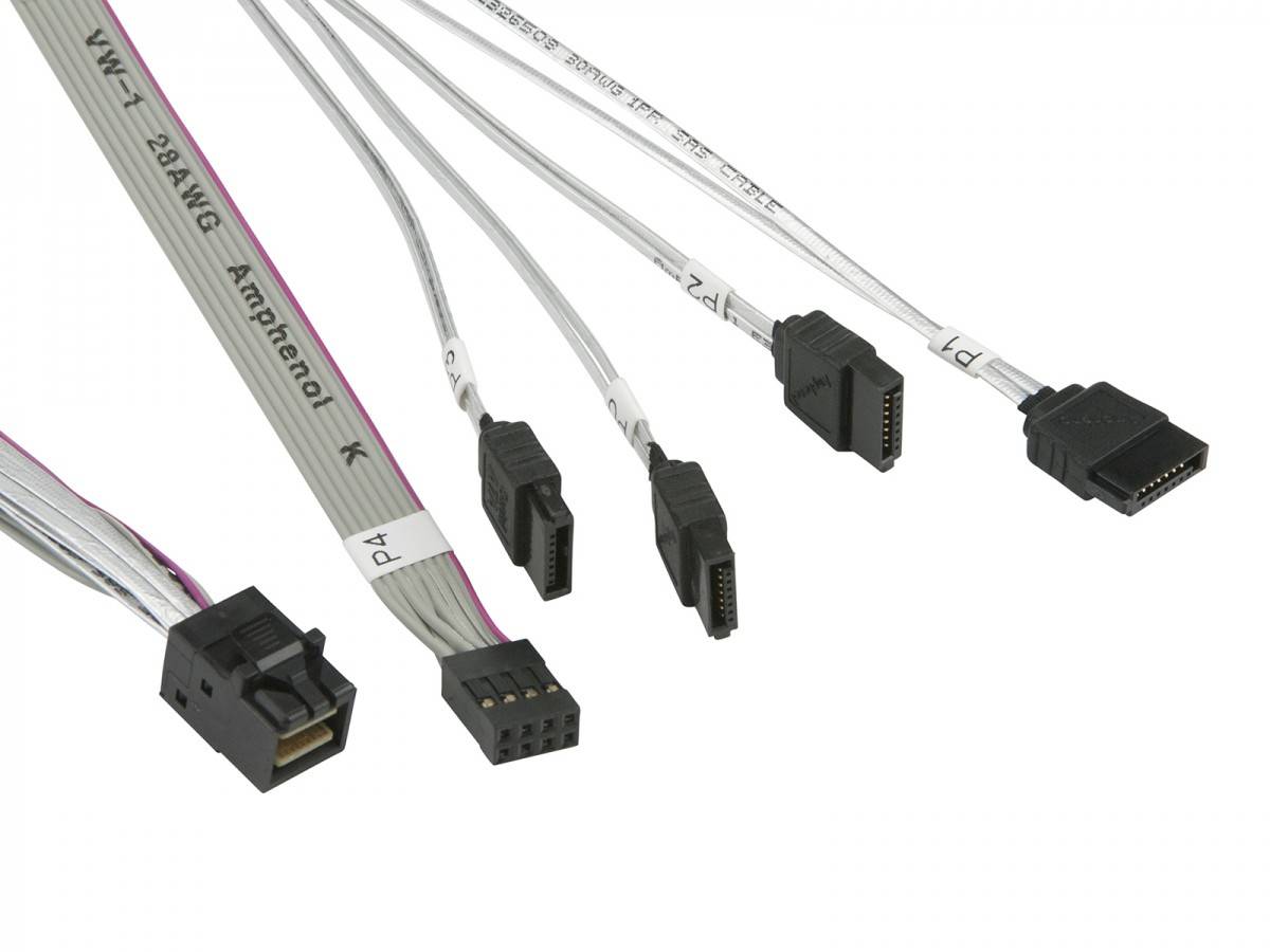 Supermicro - SATA- / SAS-Kabel - Mini SAS HD (SFF-8643)