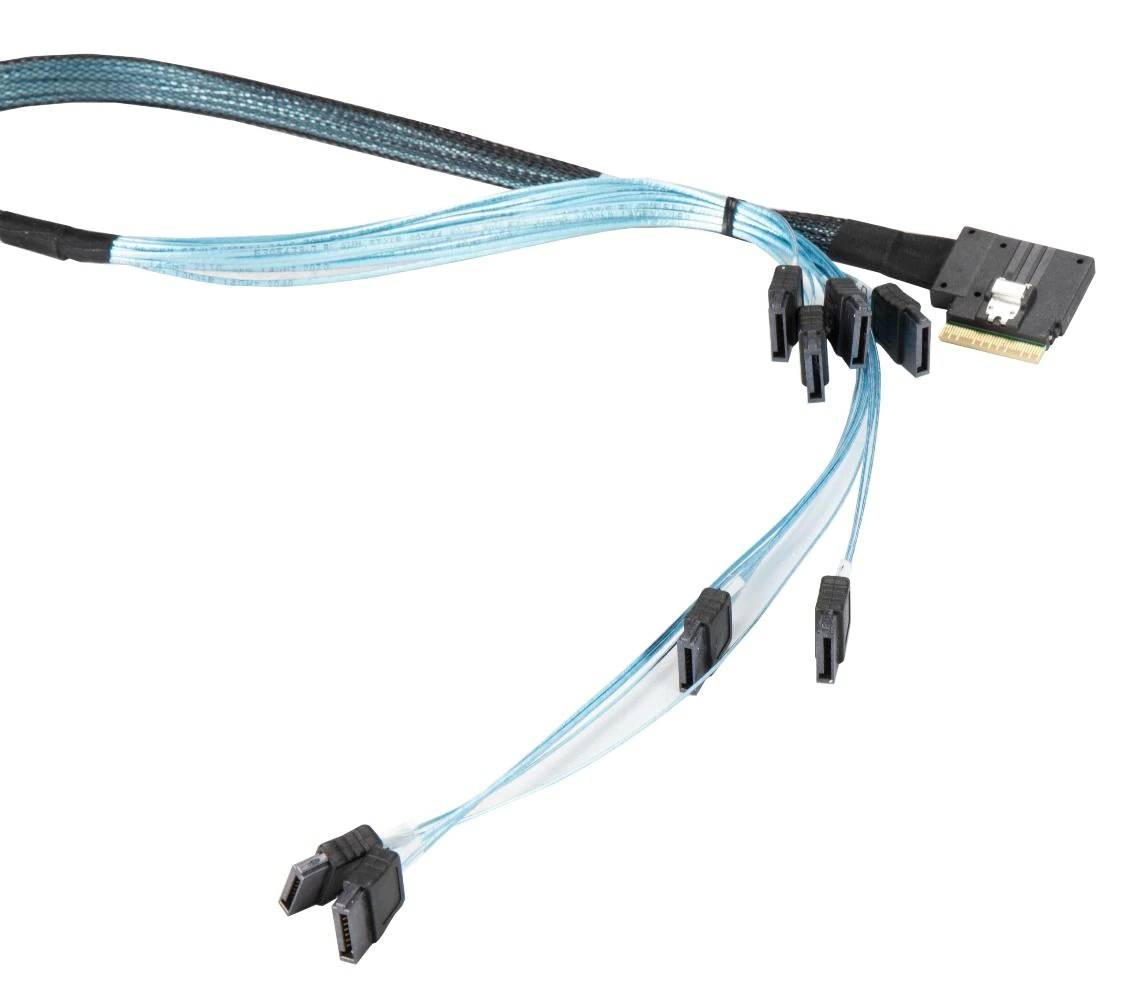 Supermicro - Internes SAS-Kabel - 1x8 Slim SAS (SFF-8654)