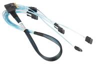 Supermicro - Internes SAS-Kabel - 1x8 Slim SAS (SFF-8654)