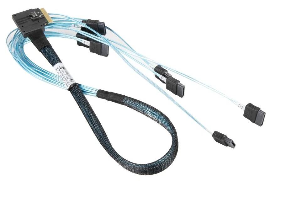 Supermicro - Internes SAS-Kabel - 1x8 Slim SAS (SFF-8654)