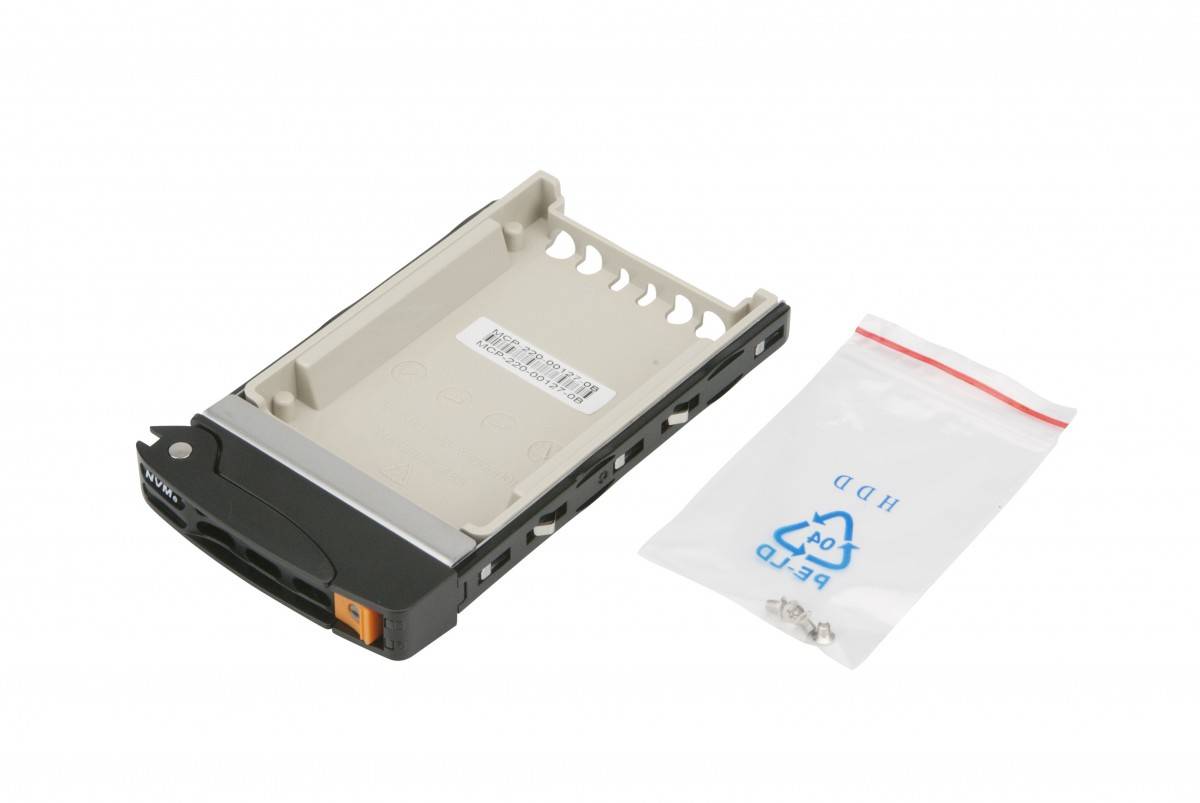 Supermicro - Festplattenfach - Schwarz, orange