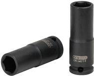 KS TOOLS Werkzeuge-Maschinen GmbH 3/4'' Sechskant-Kraft-Stecknuss, lang, 27mm, auf Hänger (515.1427-E)