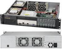 Supermicro SC523 L-505B - Rack-Montage - 2U - ATX 500 Watt - Schwarz