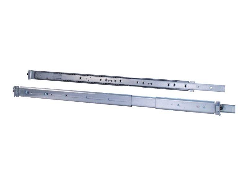 Inter-Tech - Teleskopische Gleiter für Rack - Grau - 1U - 48.3 cm (19"")