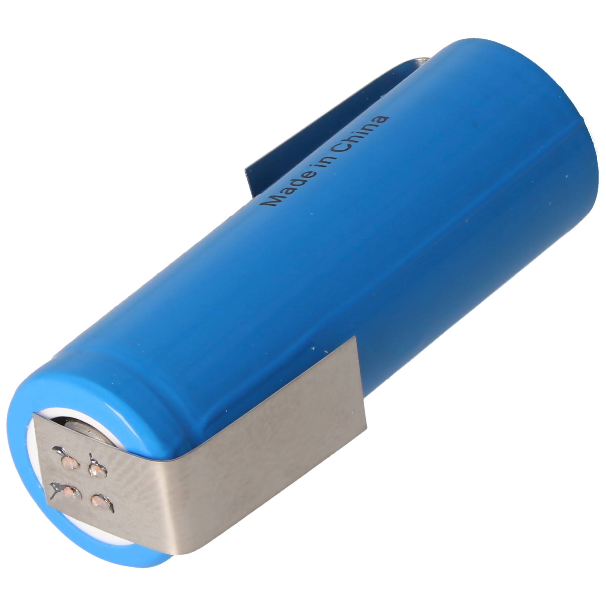 Li-ion Akku 14430 mit Lötfahnen Z-Form 1050mAh 3,6V - 3,7V Lithium-Ionen-Zelle ohne Schutzelektronik