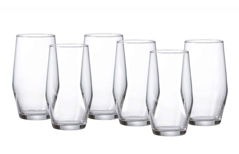 Longdrinkglas salsa 6er Set 370 ml bauchig spülmaschinenfest H 14 cm