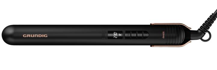 Grundig HS 7030, Glätteisen, Warm, 130 °C, 230 °C, 30 s, Schwarz, Roségold