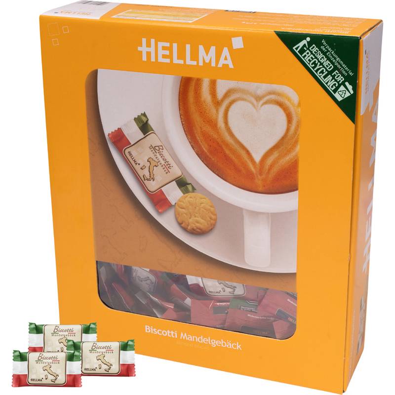 HELLMA Mandelgebäck Biscotti, im Karton