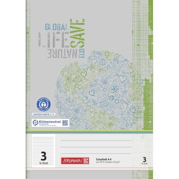 Schulheft A4 16 Blatt RC Lineatur