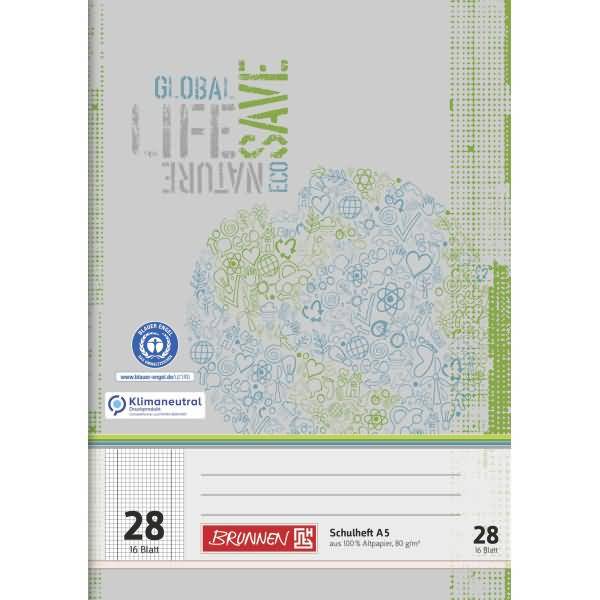 Schulheft A5 16 Blatt RC Lineatur 28