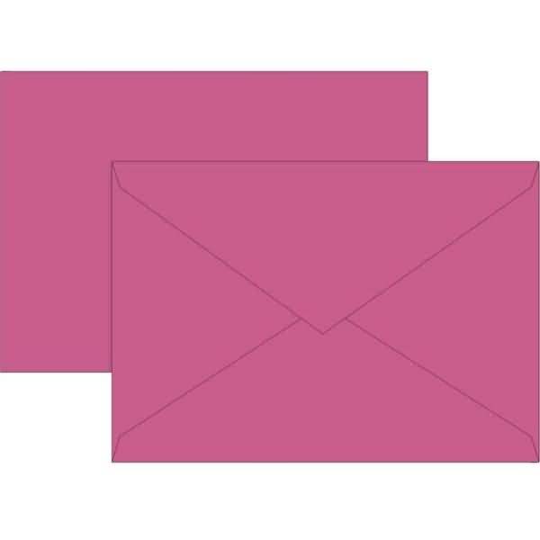 Briefumschläge B6 Nassklebung 80g/qm fuchsia VE=10 Stück