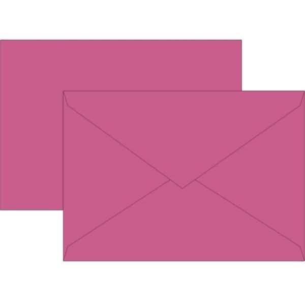 Briefumschläge C5 Nassklebung 80g/qm fuchsia VE=10 Stück