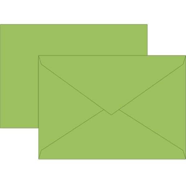 Briefumschläge B5 Nassklebung 80g/qm hellgrün VE=10 Stück