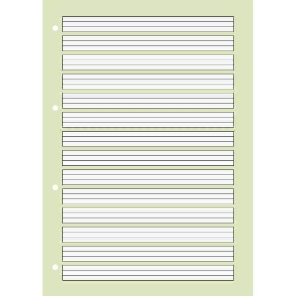 Schulblock Premium A4 90g/qm 50 Blatt Lineatur 1