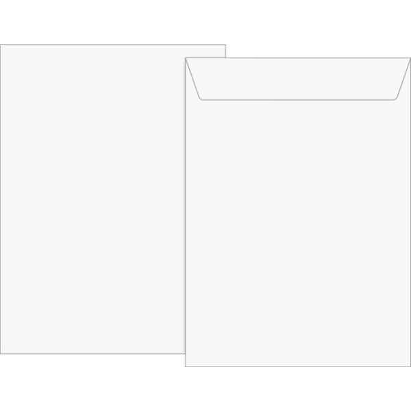 Versandtasche 176x60mm 70g/qm Haftklebung weiß VE=10 Stück