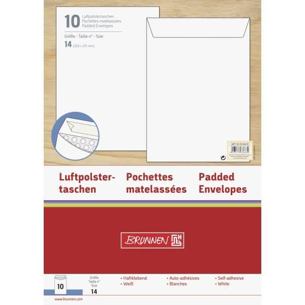 Luftpolstertasche Größe 4/D weiß Innenmaß: 18x26,5cm VE=2 Stück