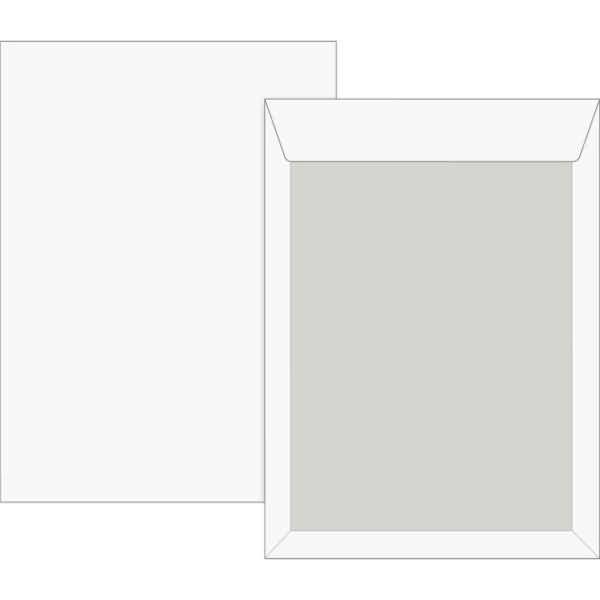 Versandtasche B5 Papprückwand 120g/qm HK weiß VE=5 Stück