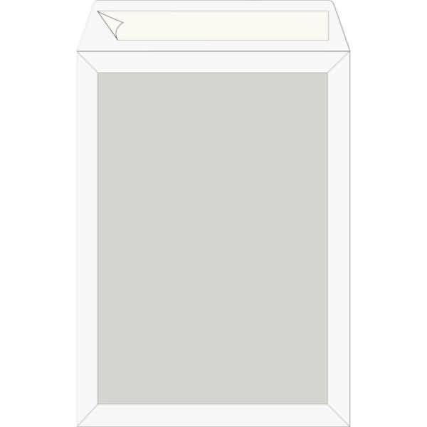 Versandtasche B5 Papprückwand 120g/qm HK weiß VE=5 Stück