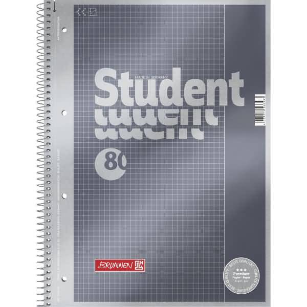 Collegeblock Premium Student A4 90g/qm 80 Blatt Lineatur 26