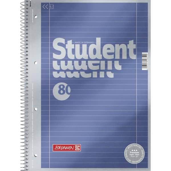 Collegeblock Premium Student A4 90g/qm 80 Blatt Lineatur 27