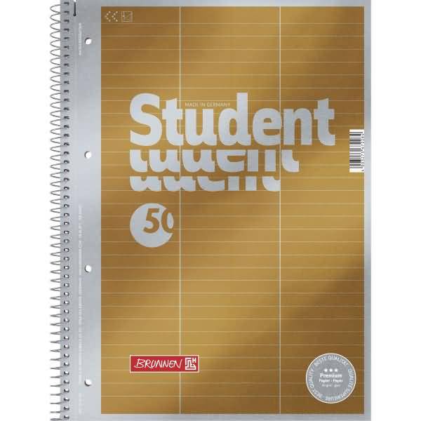 Collegeblock Premium Student A4 90g/qm 80 Blatt Lineatur 54