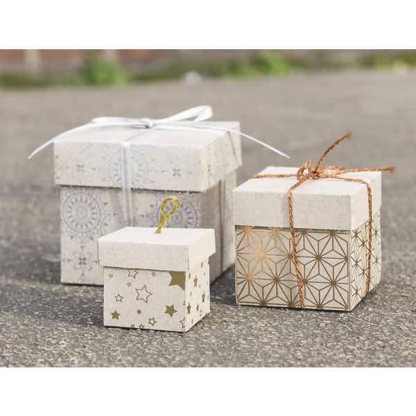 Naturkarton-Block A4 12 Blatt Stern