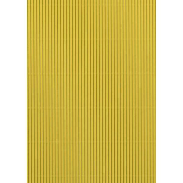 Bastellwellkarton 300g/qm 50x70cm E-Welle sonnengelb