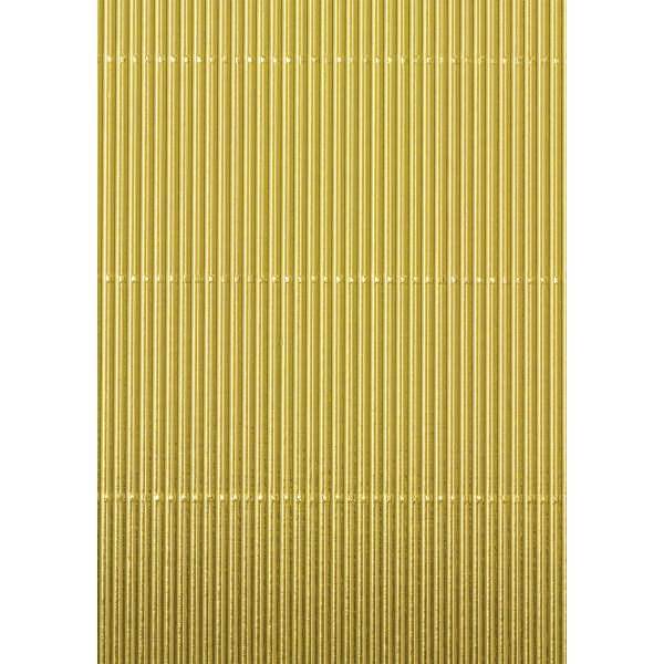 Bastellwellkarton 300g/qm 50x70cm E-Welle gold