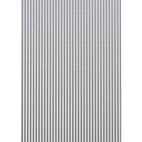 Bastellwellkarton 300g/qm 50x70cm E-Welle silber