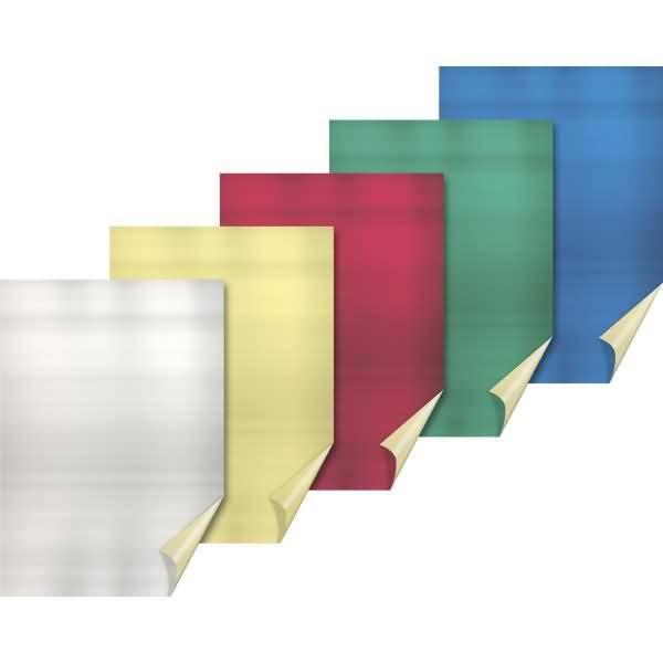 Alufolie A4 80 my VE=5 Stück farbig sortiert