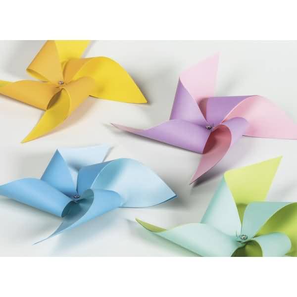 Tonpapier-Block A4 130g/qm 10 Blatt Frühling