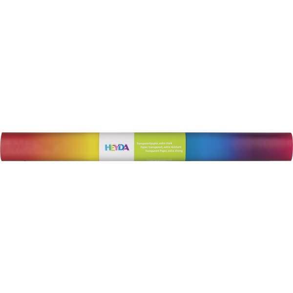 Transparent-Papier Regenbogen 48x68cm 115g/qm 10 Blatt