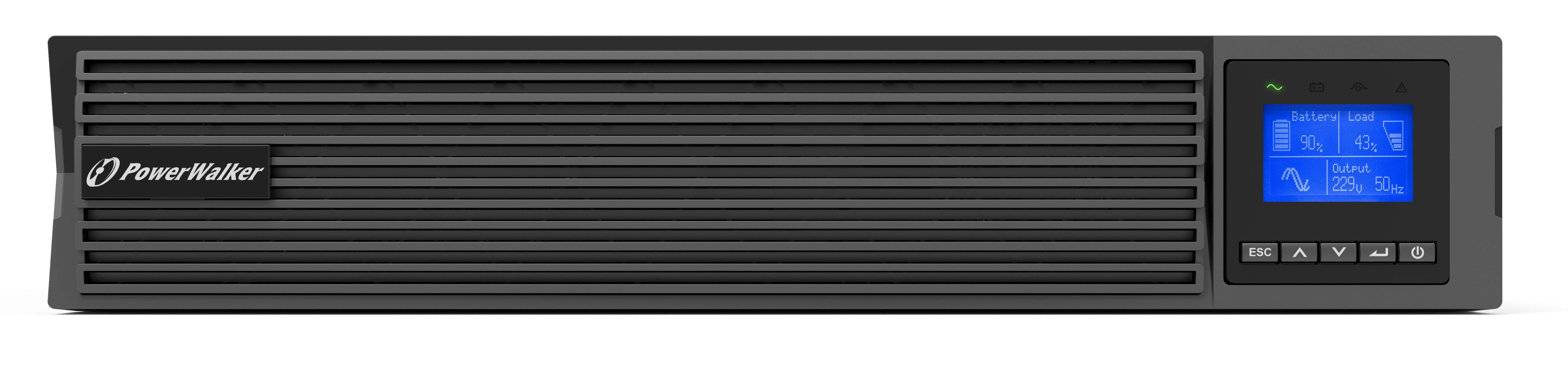 BLUEWALKER - PowerWalker VFI 3000 ICR IoT - USV (in Rack montierbar/extern)