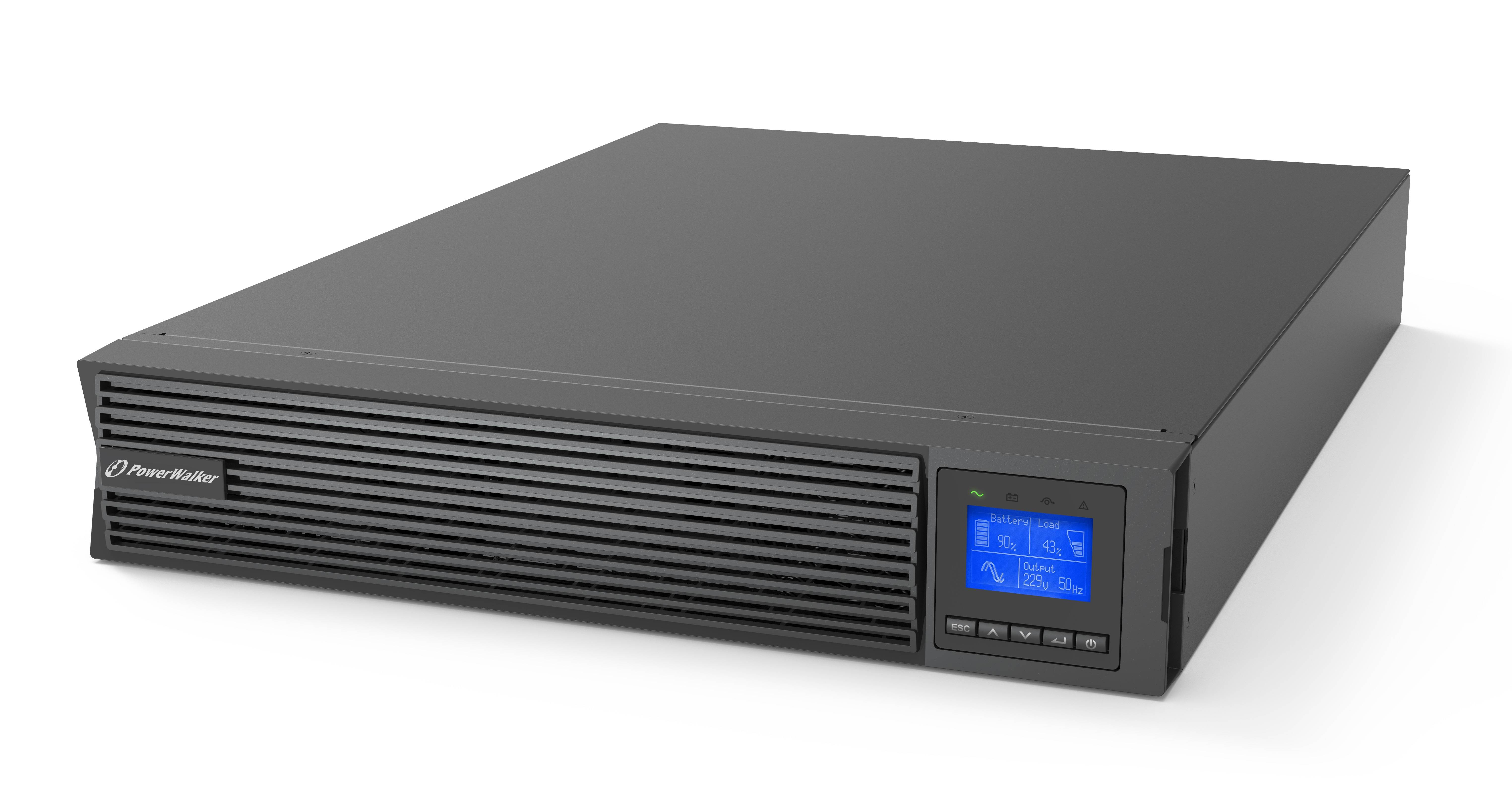 BLUEWALKER - PowerWalker VFI 3000 ICR IoT - USV (in Rack montierbar/extern)