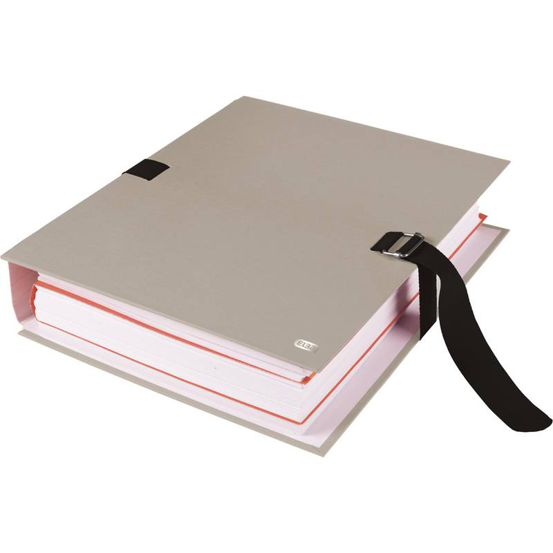 Oxford Dokumentenmappe, DIN A4, PVC-Einband, grau