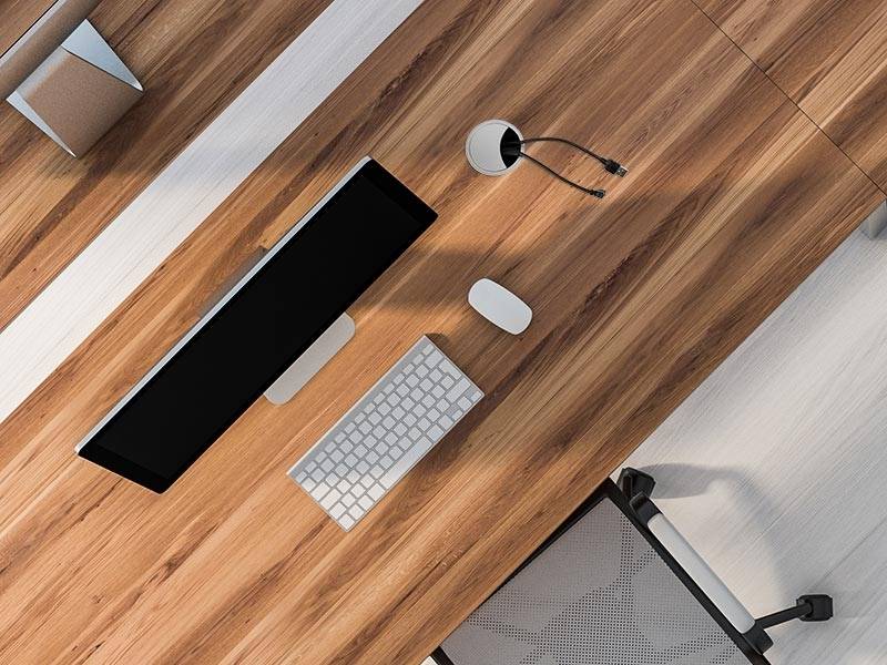 TecLines TKD001E Tisch Kabeldurchführung 60mm, Edelstahl Optik