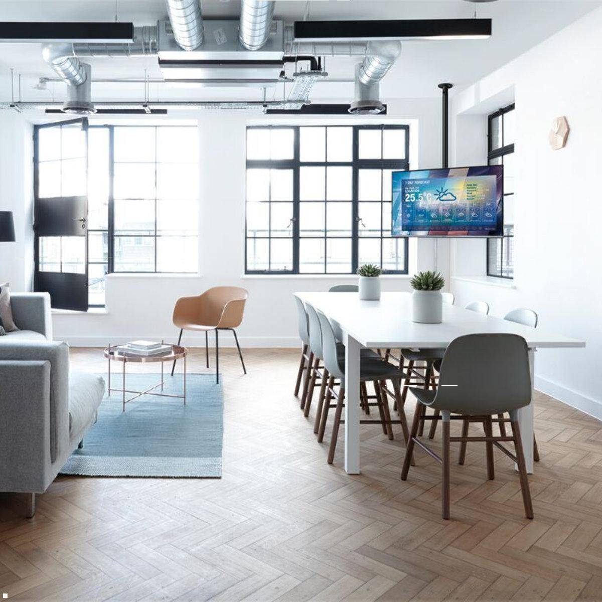 Vogels Connect-it CT241522B Monitor Deckenhalter bis 1678mm bis 43 Zoll, schwarz