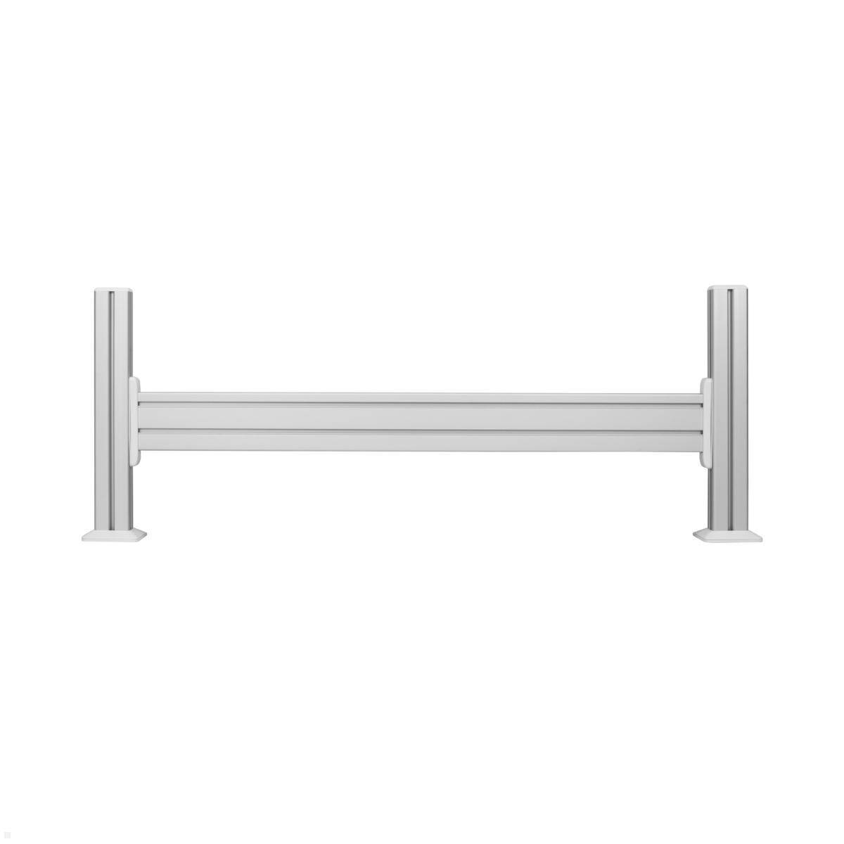 MonLines MSH002 Slatwall Tischhalterung 1m, silber