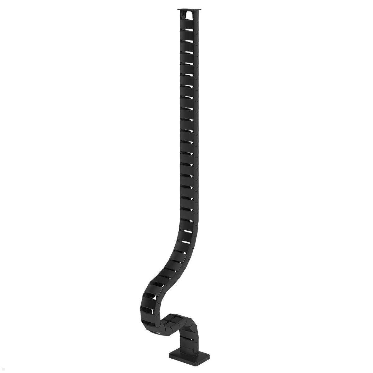 Dataflex Addit Kabelführung mit Magnet für Steh-Sitz Tisch 130 cm, schwarz (34.4...