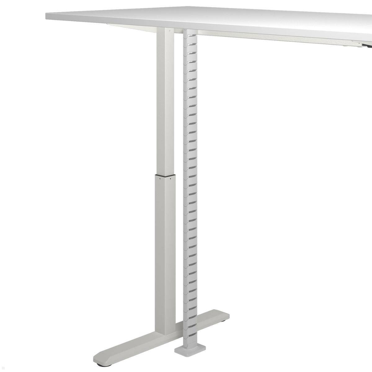 Dataflex Addit Kabelführung/Kabelwurm für Steh-Sitz Tisch 130 cm, weiß (34.470)