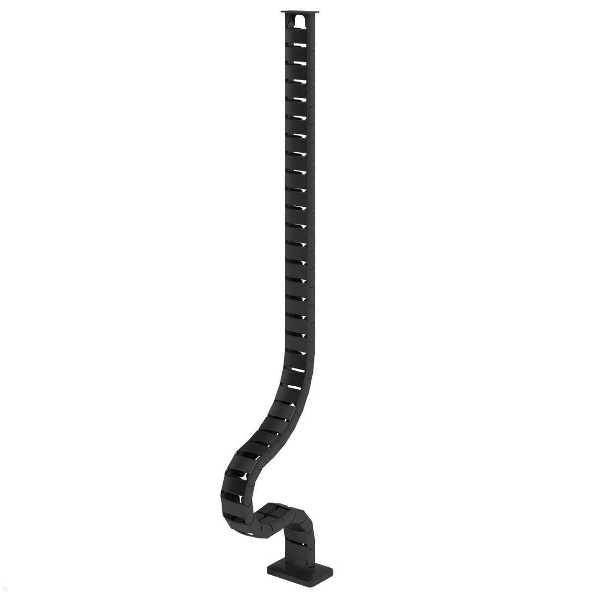 Dataflex Addit Kabelführung/Kabelwurm für Steh-Sitz Tisch 130 cm, schwarz (34.47...