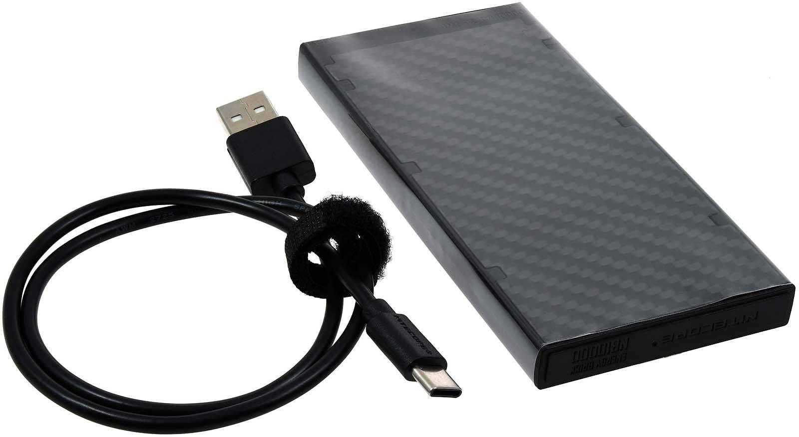 Nitecore Powerbank NB10000, 10Ah, ultra-leicht, USB-A & USB-C, z.B. für Trail-Lauf-Sport, 5V, Li-Ion