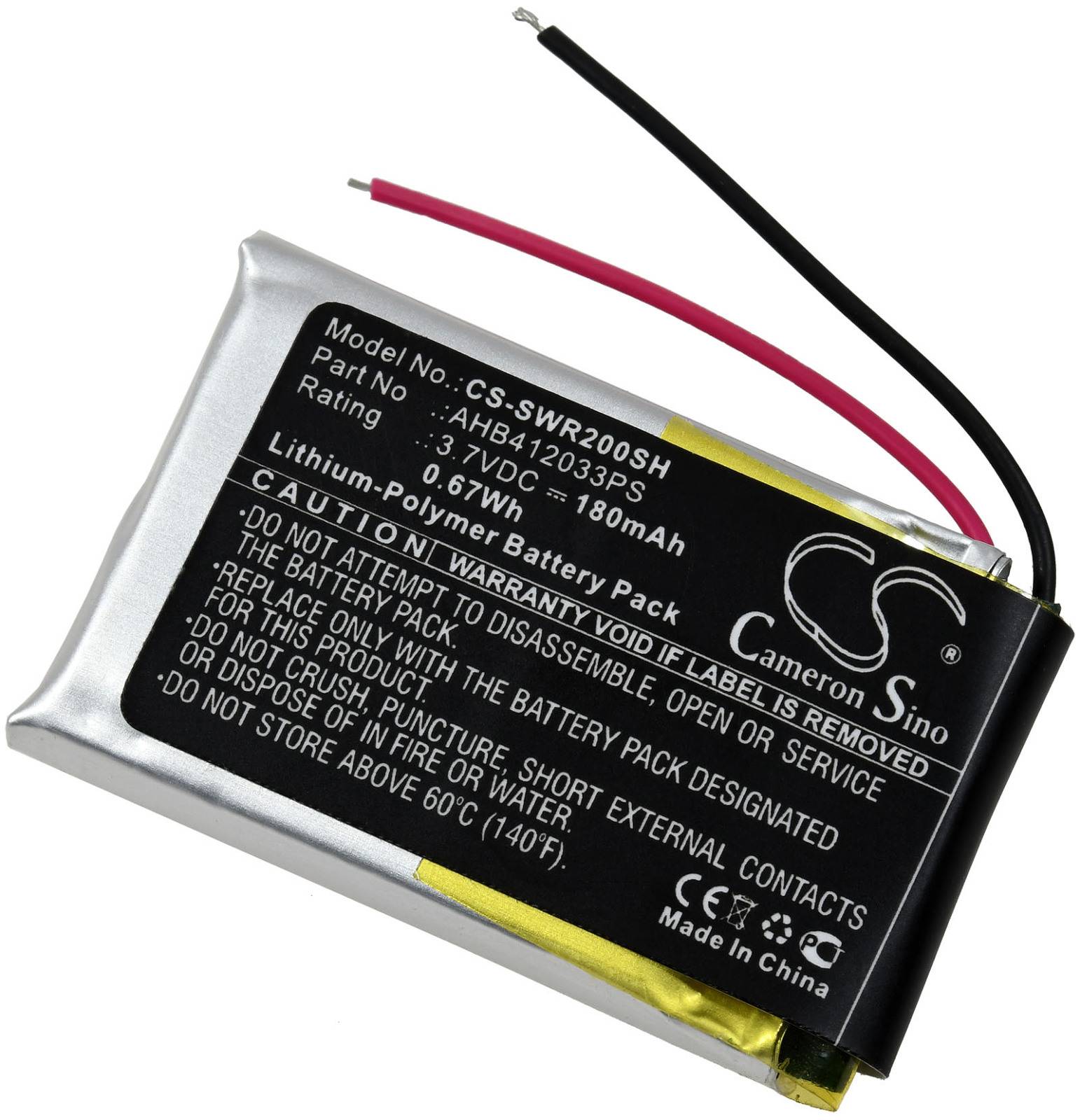 Powery Akku kompatibel mit Sony Typ AHB412033PS, 3,7V, Li-Polymer