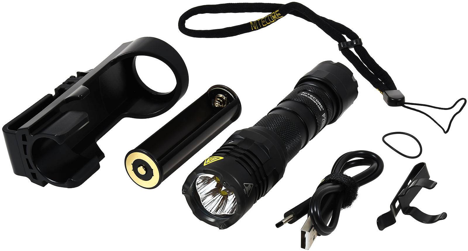Nitecore P20iX LED Taschenlampe 4000 Lumen - Schwarz