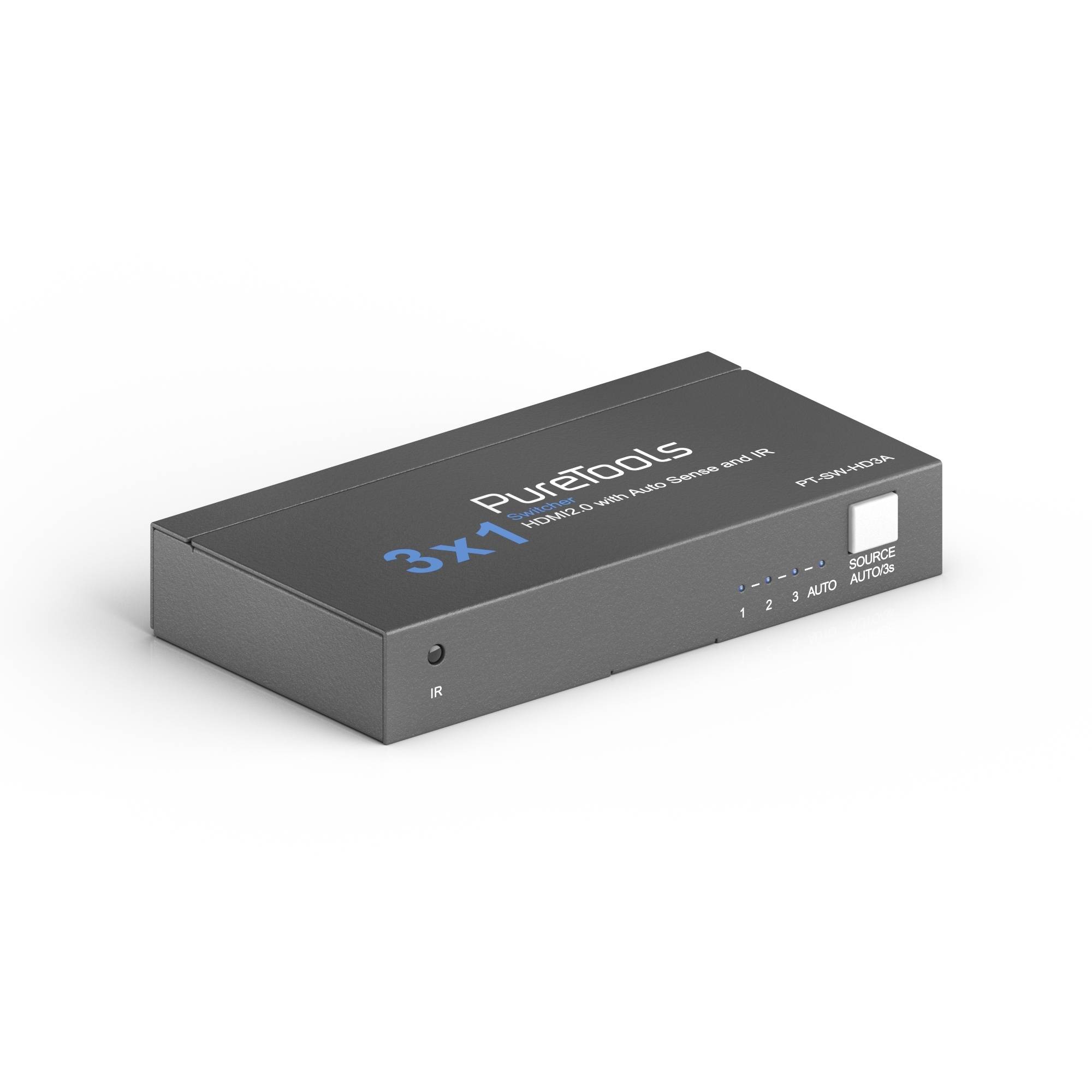 PURELINK - PureTools PT-SW-HD3A - Mit Auto Sense - Video/Audio-Schalter