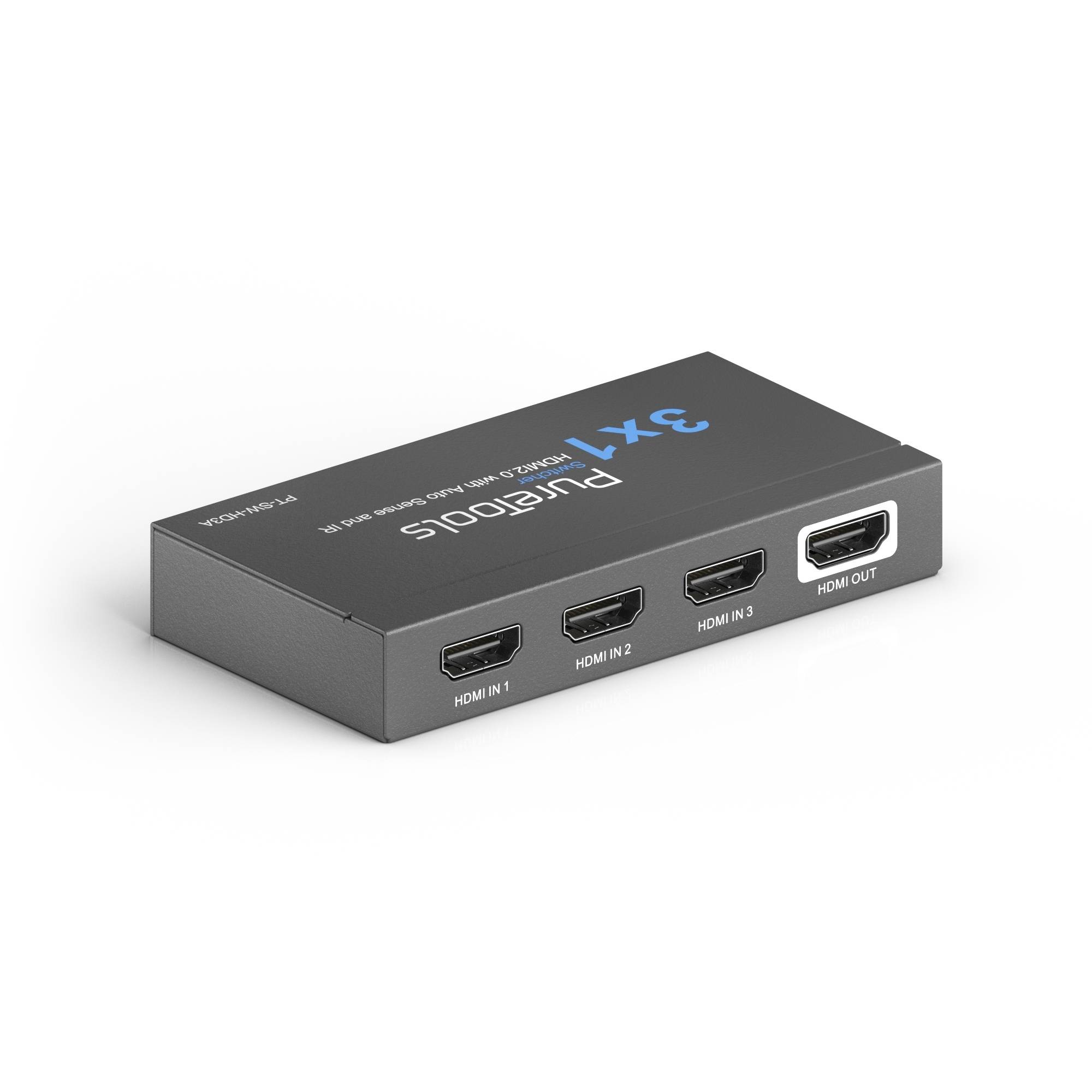 PURELINK - PureTools PT-SW-HD3A - Mit Auto Sense - Video/Audio-Schalter