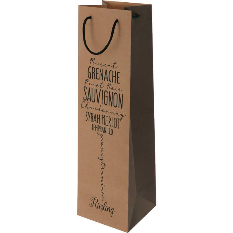 SUSY CARD Flaschentüte "Wine glass", für 1 Flasche