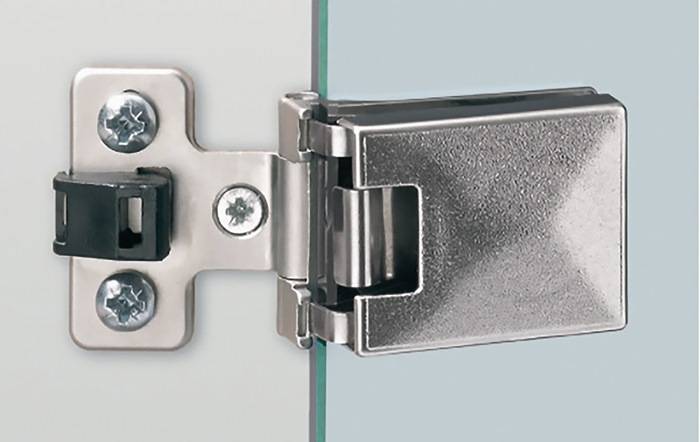 Glastürscharnier ET 5150 Z (zusätzlich erforderlich für Türhöhe 1000 mm)