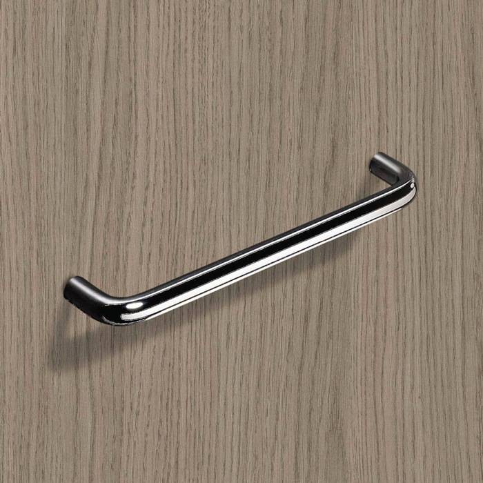 Möbelgriff Avenio STA verchr.glanz 128mm D.10mm HETTICH