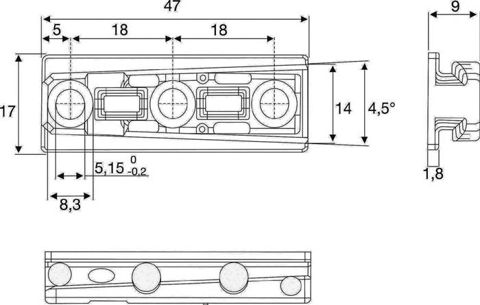 Schwerlast-Verbinder Solid M Zamak 47mm BMB